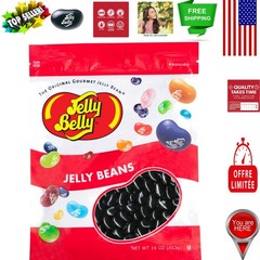 Delicious 1 Pound Black Licorice Jelly Beans – Peanut-free, Gluten-free Goodness