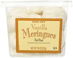 Trader Joe’s Vanilla Meringues 7.76 oz Gluten Free Fat Free Light & Airy Snack