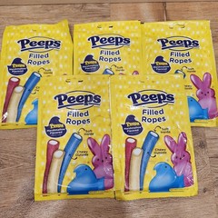 (5) Peeps Filled Ropes Marshmallow Flavored Easter Basket Stuffer Exp. 12/2026