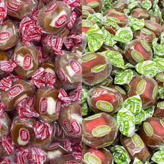 Goetze’s Original & Apple Filled Caramel Candy Mix | 1 LB ~ 2 LB | Free Ship!