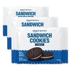 Amazon Grocery, Original Sandwich Cookies, 14.3 Oz (Pack of 3)