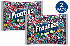 Tootsie Frooties Mega Mix Chewy Fruit Candy 450 Pieces 50.06 Oz Bag 2 Pack