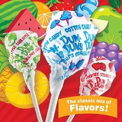 Dum Dums Original Mix, Assorted Lollipop Suckers Nostalgia Bulk Candy (2 Pounds)