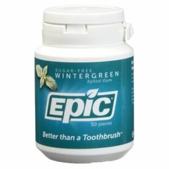 Xylitol Sweetened Gum Bubblegum 50 Count By Epic Dental