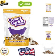 Freeze Dried S’mores with Marshmallow Chocolate Graham Cracker, Crazy Candy S…