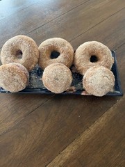 Apple Jelly Filled Cinnamon Apple Cider Donut Muffins * Fall Favorite *