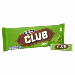 McVitie’s Club Mint – 8 x 22.5g