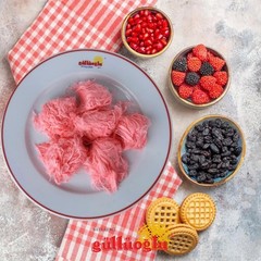 Candy Floss Luxury Turkish Cotton Candy Special Halva Candy 0.55lb (Pomegranate)