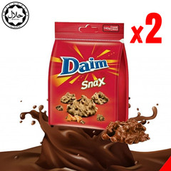 2x DAIM Snax Chocolate 145g Travel Pack Langkawi Milk Choco Snack Bags Halloween