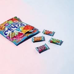 UHA Mikakuto Japan Puchao Chewy Candy 4 Flavor Fruit Mix 3.52oz Pack of One (1)