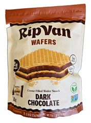 2-PACK Rip Van Dark Chocolate Creme Filled Wafers, Low Sugar 24 packets per bag