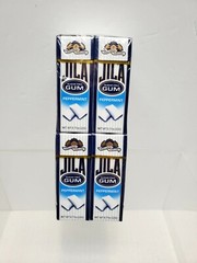JILA Sugar Free PEPPERMINT Chewing Gum 12 Packs, EXTRA STRONG, EXTRA LONG