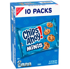 CHIPS AHOY! Mini Original Chocolate Chip Cookies, 10 Snack Packs – Free Shipping