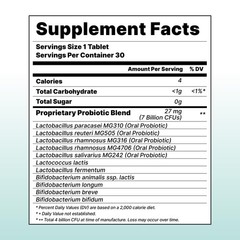 K-Nutra Dentifresh Mint Xylitol Tabs – Oral Probiotics for Bad Breath, Dry Mo…