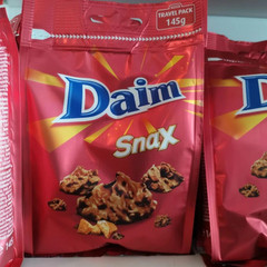 2x DAIM Snax Chocolate 145g Travel Pack Langkawi Milk Choco Snack Bags Halloween