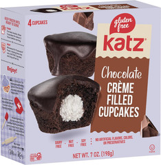 NEW Chocolate Creme Filled Cupcakes Snacks Dairy Free Nut Free