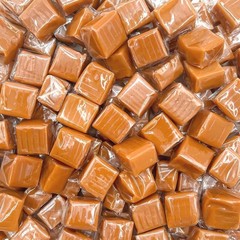 Classic Chewy Caramel Squares Candy Individually Wrapped (1 Pound Pack)