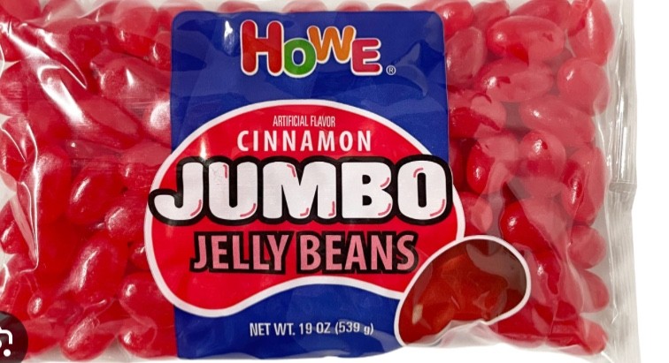 4 19oz jumbo cinnamon jelly beans over 4.5lbs free shipping
