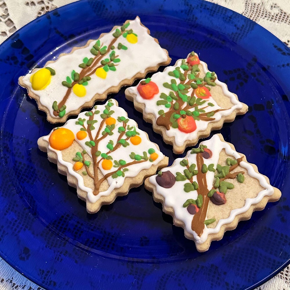 Gluten Free Sugar Cookies w Royal Icing – Beautiful Fruit Trees HOMEMADE