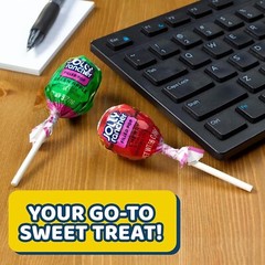JOLLY RANCHER Round Lollipops, Assorted Fruit Filled Pops, Bulk Candy (2 Pounds)