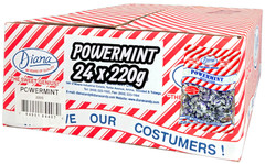 Diana Powermint, Cough Relief, Sore Throat Soother , 220g each, 24-Pack
