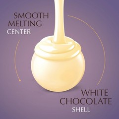 Lindt LINDOR ASSORTED WHITE CHOCOLATE TRUFFLES LIMITED BULK BAG VALUE PICK NOW