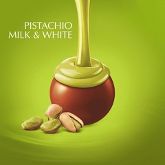 Lindt Lindor 22 oz PISTACHIO Milk Chocolate Truffles * BB 01/2027 *