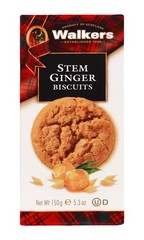 Walkers Shortbread Stem Ginger Cookies 5.3 Oz Crunchy Scottish Treats