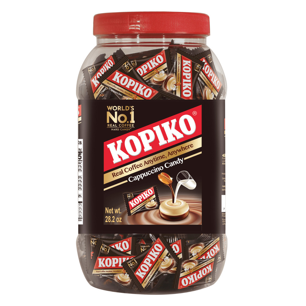 Kopiko Cappuccino Candy 28.21 oz Jar Hard Coffee Candy 1pk by US SELLER