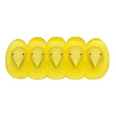 PEEPS Easter Marshmallow Chicks Candy 10 Count Yellow Gluten Free 3 Oz Pack