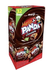2 Packs Meiji Hello Panda Chocolate Creme Filled Cookie Vend Pack 32ct 24oz Each