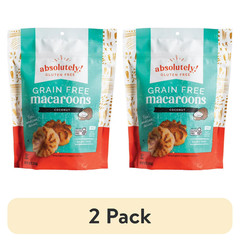 (2 pack) Absolutely Gluten Free Coconut Macaroon Cookies, 10oz…