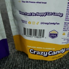 Andersen’s Crazy Candy Freeze Dried Peaches Smores Lot of 5 Exp: 8/26