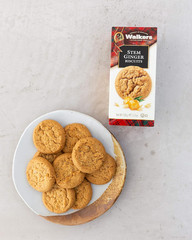 Walker’S Shortbread Stem Ginger Cookies, Scottish Style Cookies, 5.3 Oz Box