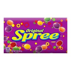 Wonka Spree Original Hard Candy, 5 Ounce Theater Candy Boxes (Pack Pack of 12