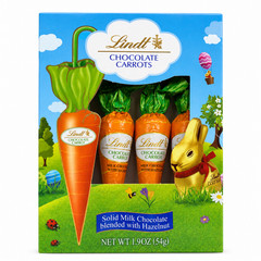 Lindt Easter Chocolate Carrots Hazelnut Milk Chocolate Candy Gift Pack