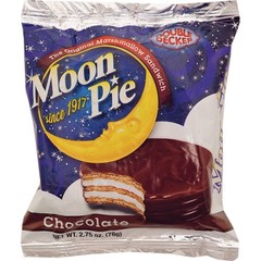 Double Decker Chocolate 2.75 Oz. Moon Pie Marshmallow Sandwich Cake Pack of 9