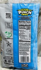 Sour Punch Twists Approx 1ea Pkg Containing 25 Pieces-New-SHIPS N 24 HOURS