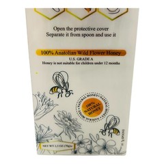 BeeMax Honey Spoon Candy 100 % Natural Wild Flower Honey Gluten Free 10 per Box