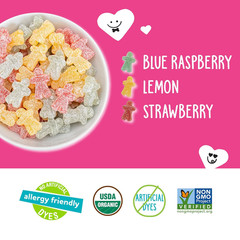 Yumearth Valentine Organic Sour Littles Chewy Candy – Allergy Friendly (Top 9 Fr