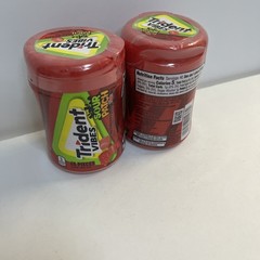 Trident Vibes SOUR PATCH KIDS Redberry Sugar-Free Chewing Gum, 40 Piece Bottle