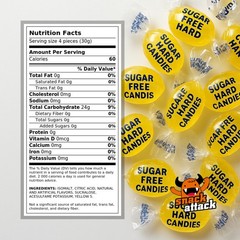 DISCS SUGAR FREE LEMON ~ tangy, guilt-free candy ~ 10LB – 160OZ ~ BEST PRICE