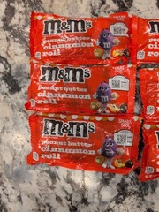 6-PACK Peanut Butter Cinnamon Roll M&M’s Share Size 2.83 oz Bakery Collection