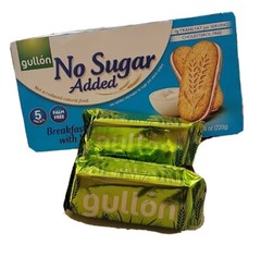 GULLON YOGURT WHOLE GRAIN BISCUITS SUGAR FREE NO CHOLESTEROL 2 PKS OF 5