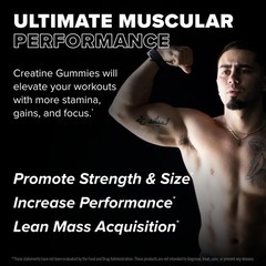 Finaflex Creatine Gummies Performance Creatine Monohydrate 120 Pieces