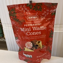Benton’s Mini Waffle Cones Hazelnut & Peppermint 4.23oz 120g