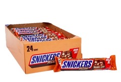 Full Box 24x Packs Snickers Pecan King Size Bars 2.82oz / 4.23 Lbs Chocolate