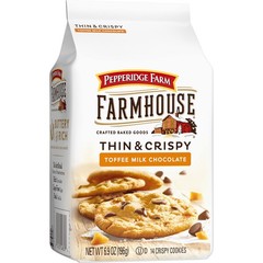 Pepperidge Farm Farmhouse Thin & Crispy Toffee 6.9 Ounce (Pack of 1), brown