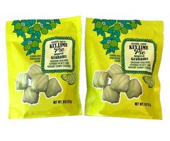 2 Packs Trader Joe’s Key Lime Pie Grahams Crackers Covered Lime 8 oz Each Pack