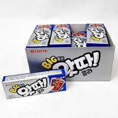 LOTTE Watta Coke Bubble Gum Big Size Korean Original Best Snack (23 g x 16 pcs)